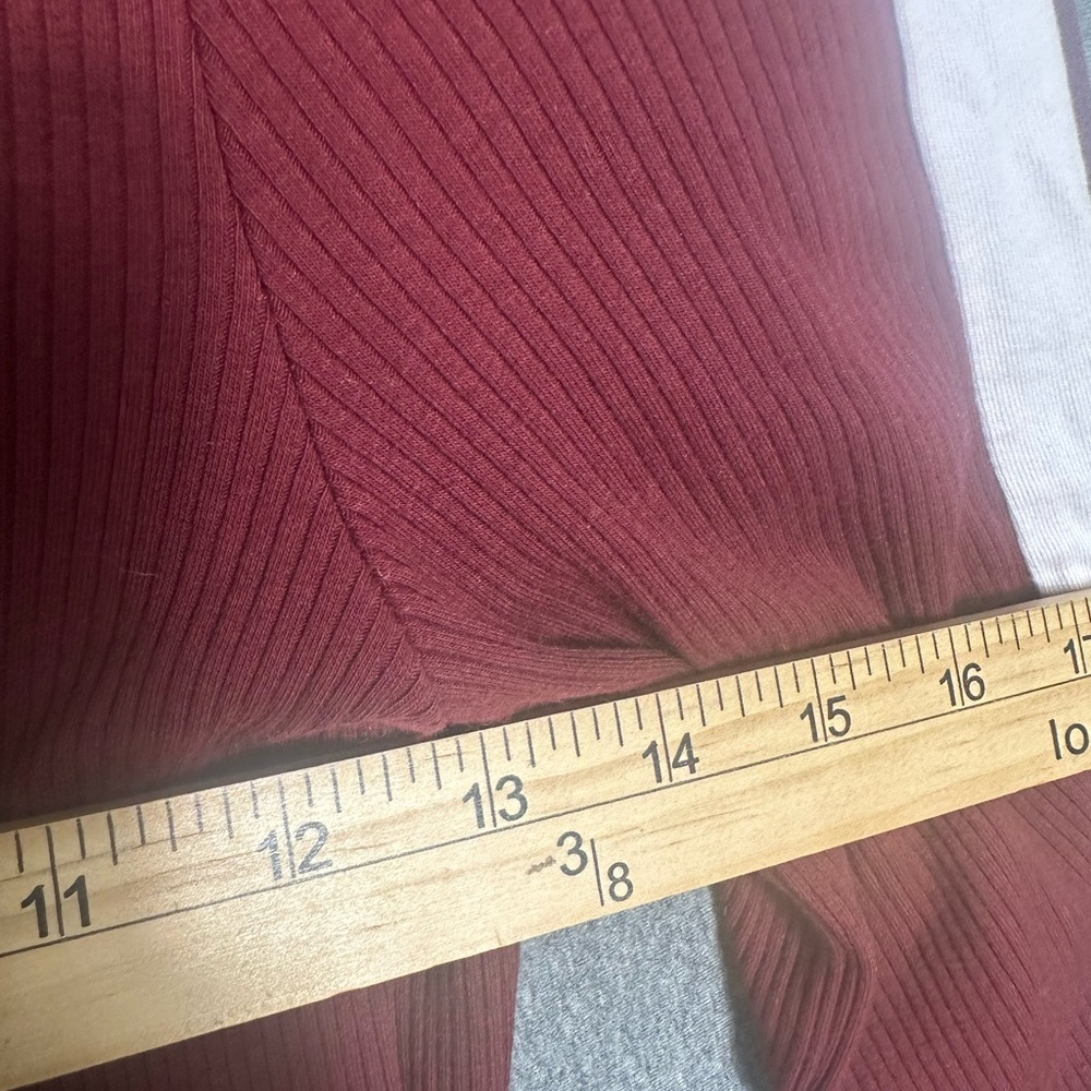 Ellesse Red Ribbed Logo Sweaterdress - Picture 4 of 7